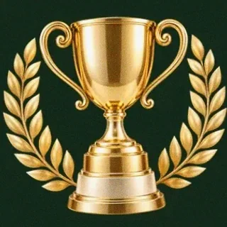 Gold trophy cup — Wild Dice